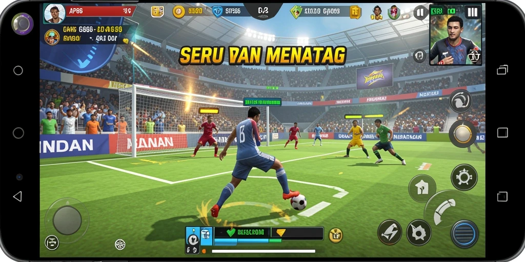 Tampilan gameplay seru dan menantang dalam AP686.