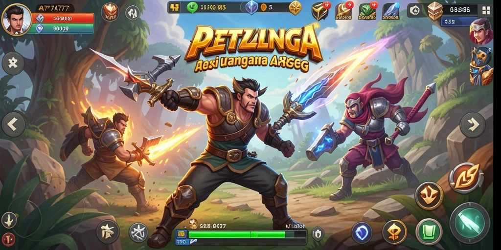 Tangkapan layar gameplay ARPG yang mengasyikkan di AT777.