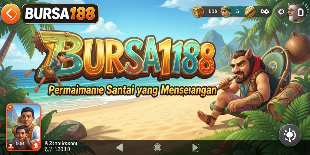 Tampilan gameplay menarik dari BURSA188 dengan karakter lucu.