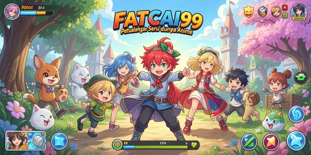 Screenshot gameplay FATCAI99 menampilkan aksi seru karakter Anime.