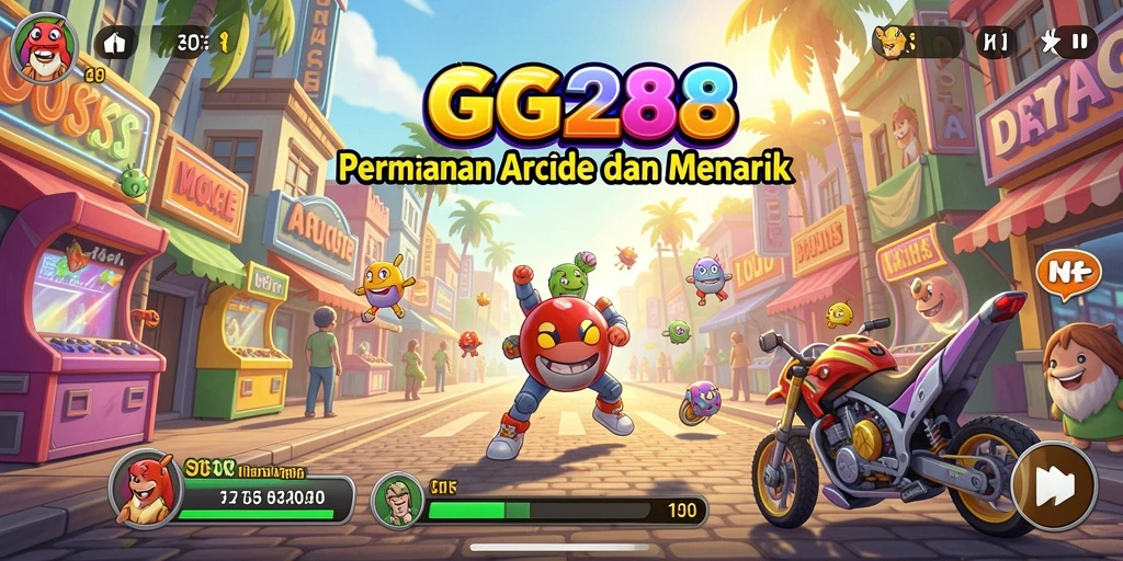 Screenshot utama GG288 menampilkan gameplay yang dinamis dan menarik.