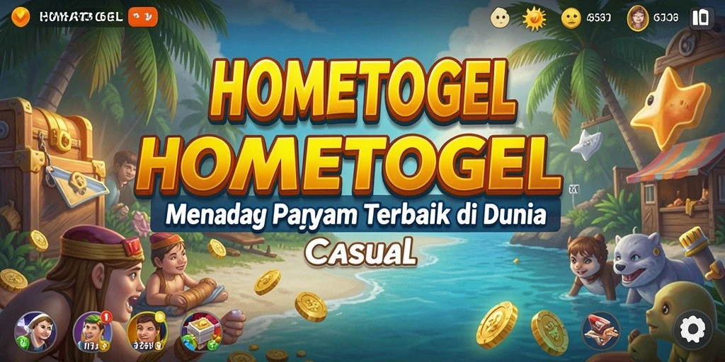 Screenshot utama HOMETOGEL menampilkan keseruan gameplay Casual.