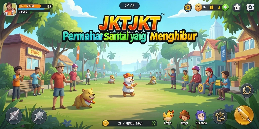 Tampilan gameplay JKTJKT yang seru dan menghibur.
