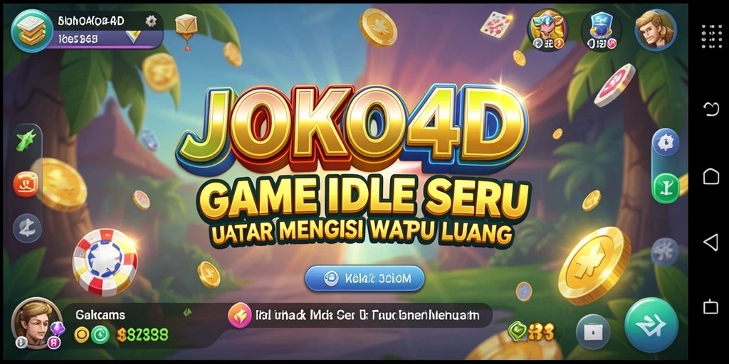 Screenshot utama JOKO4D menampilkan karakter beraksi dalam gameplay Idle.