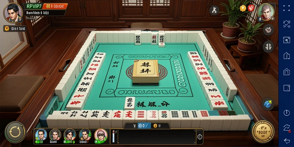 Tampilan gameplay Mahjong yang seru dan menantang.
