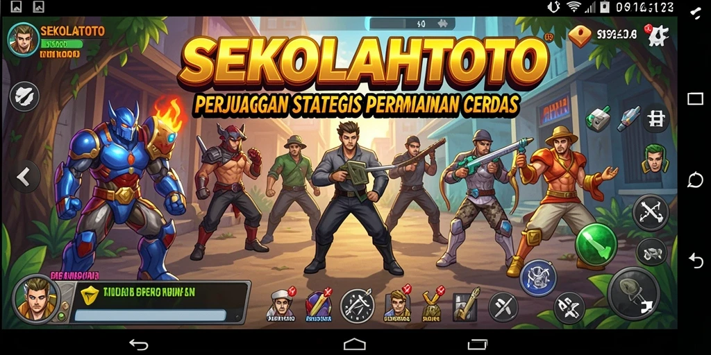 Tampilan menarik dari gameplay SEKOLAHTOTO yang strategis.