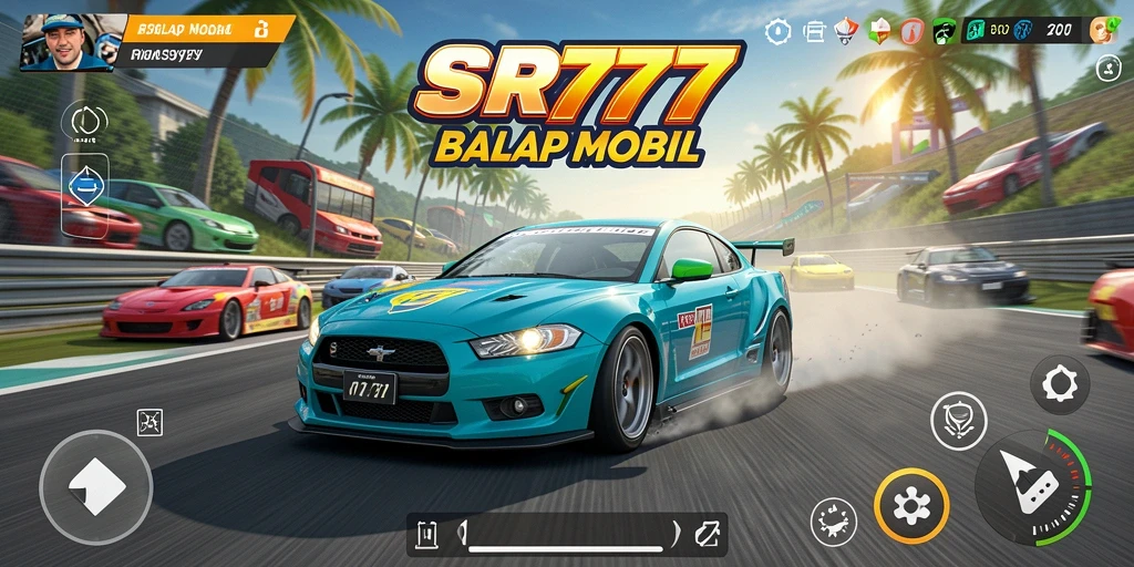 Gameplay SR777 yang memacu adrenalin di lintasan balap
